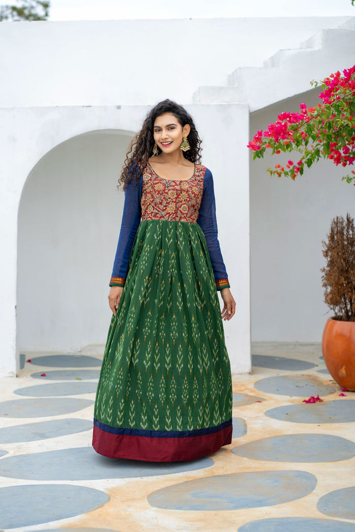 Deekshita Green | Shobitam Custom Gowns | Made To Order