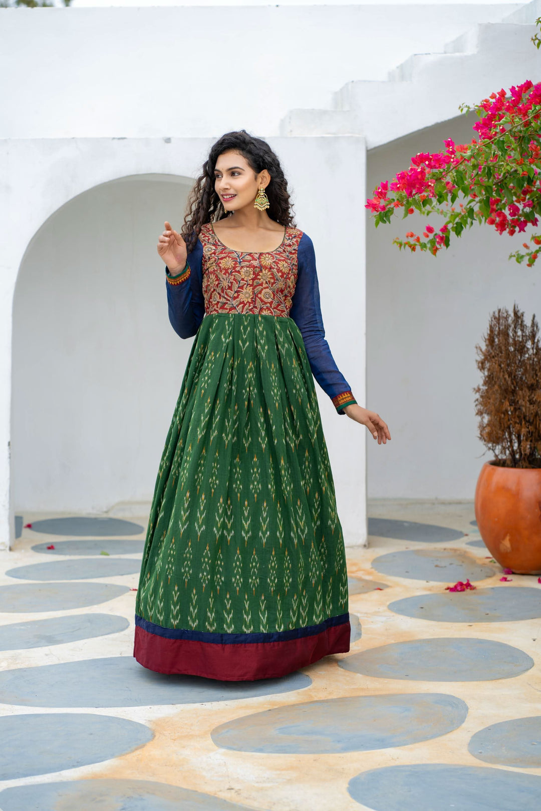 Deekshita Green | Shobitam Custom Gowns | Made To Order