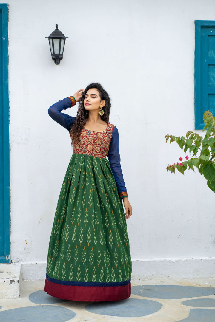 Deekshita Green | Shobitam Custom Gowns | Made To Order