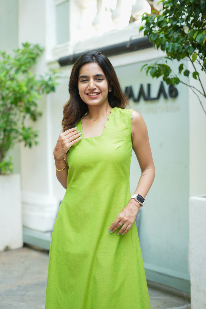 Oviya Lemon Green Co - Ords ( Set of 2 ) | SHOBITAM