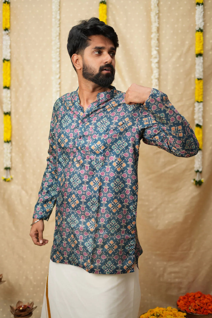 Irumporai Blue Shirt | Made To Order