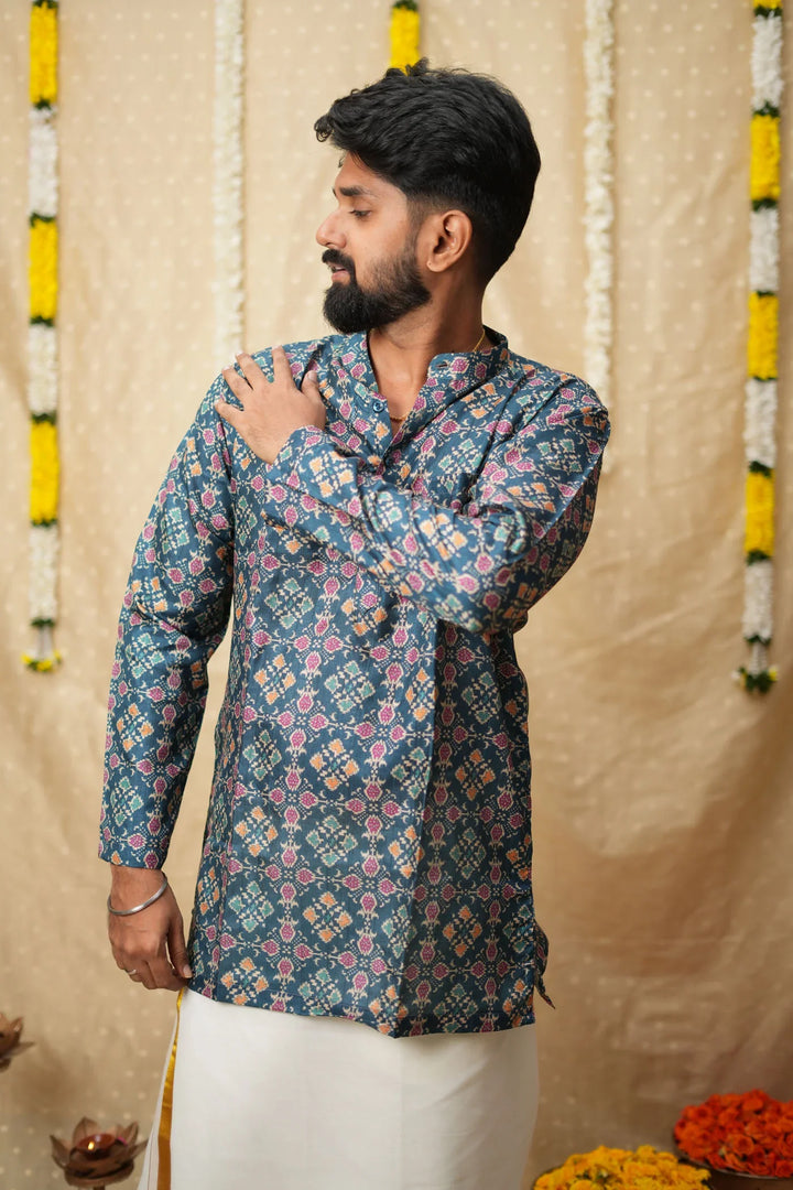 Irumporai Blue Shirt | Made To Order