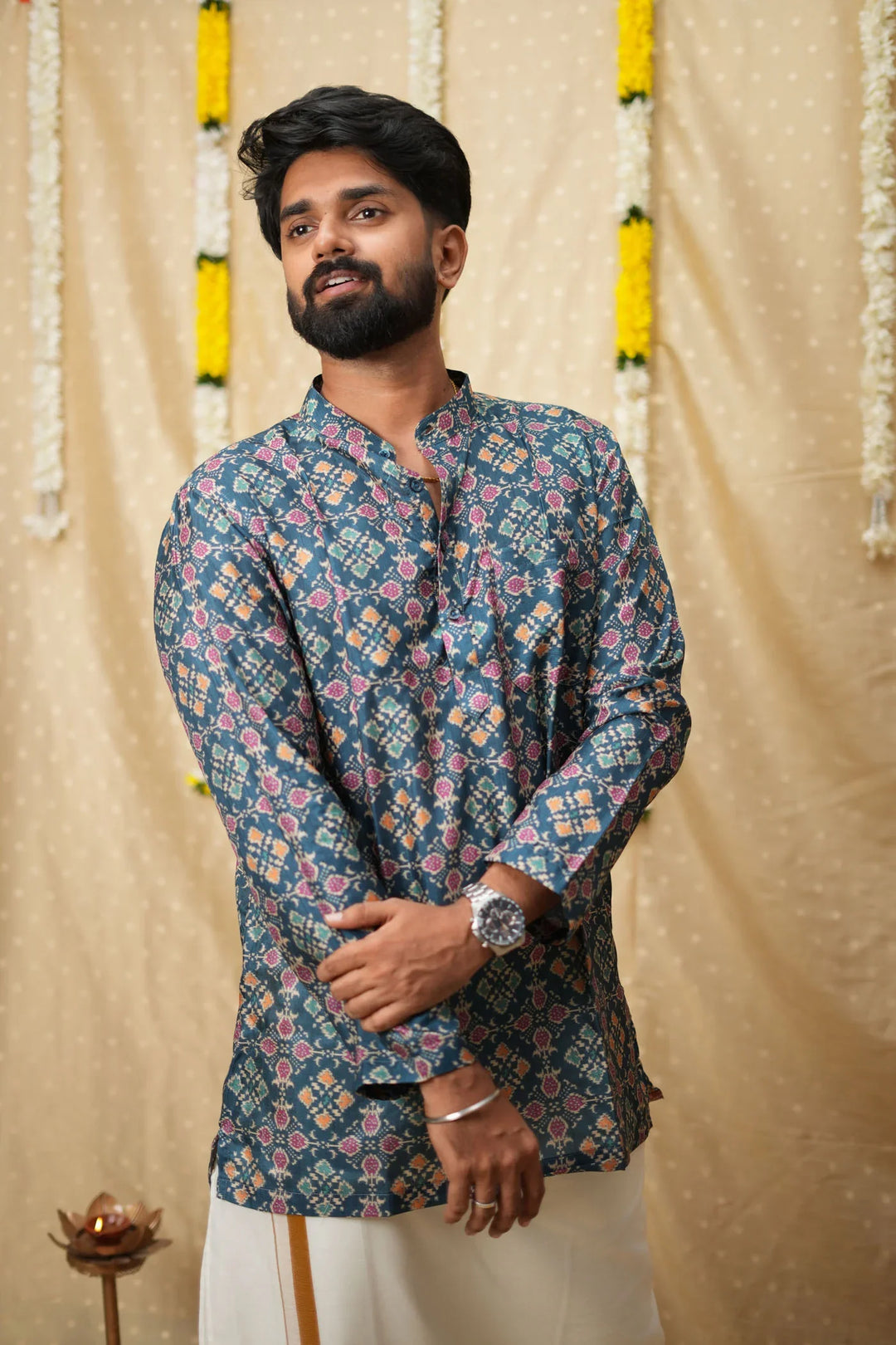 Irumporai Blue Shirt | Made To Order