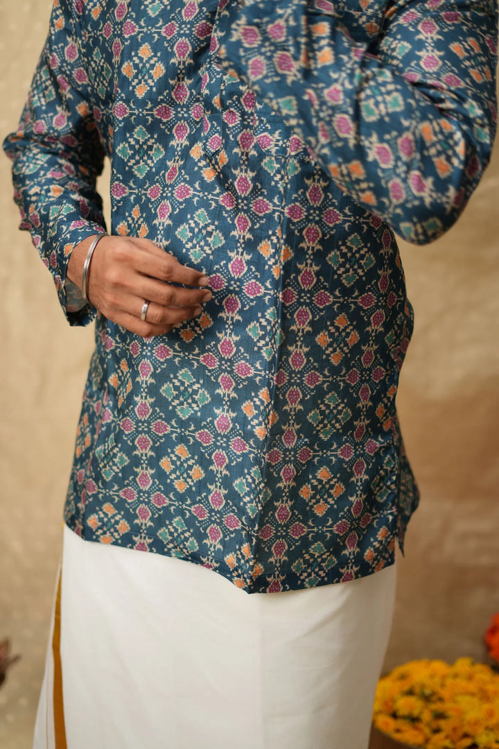 Irumporai Blue Shirt | Made To Order