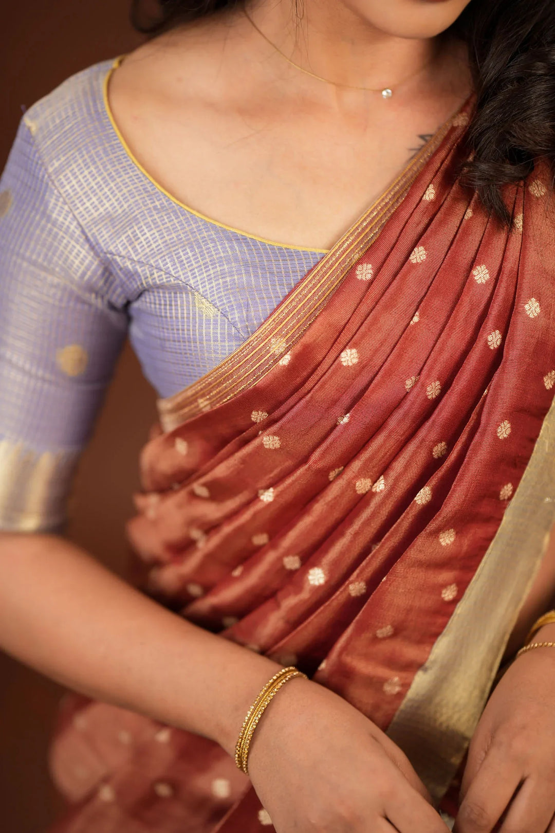 Gargi Lavender Half Saree (Set of 3) | Made To Order