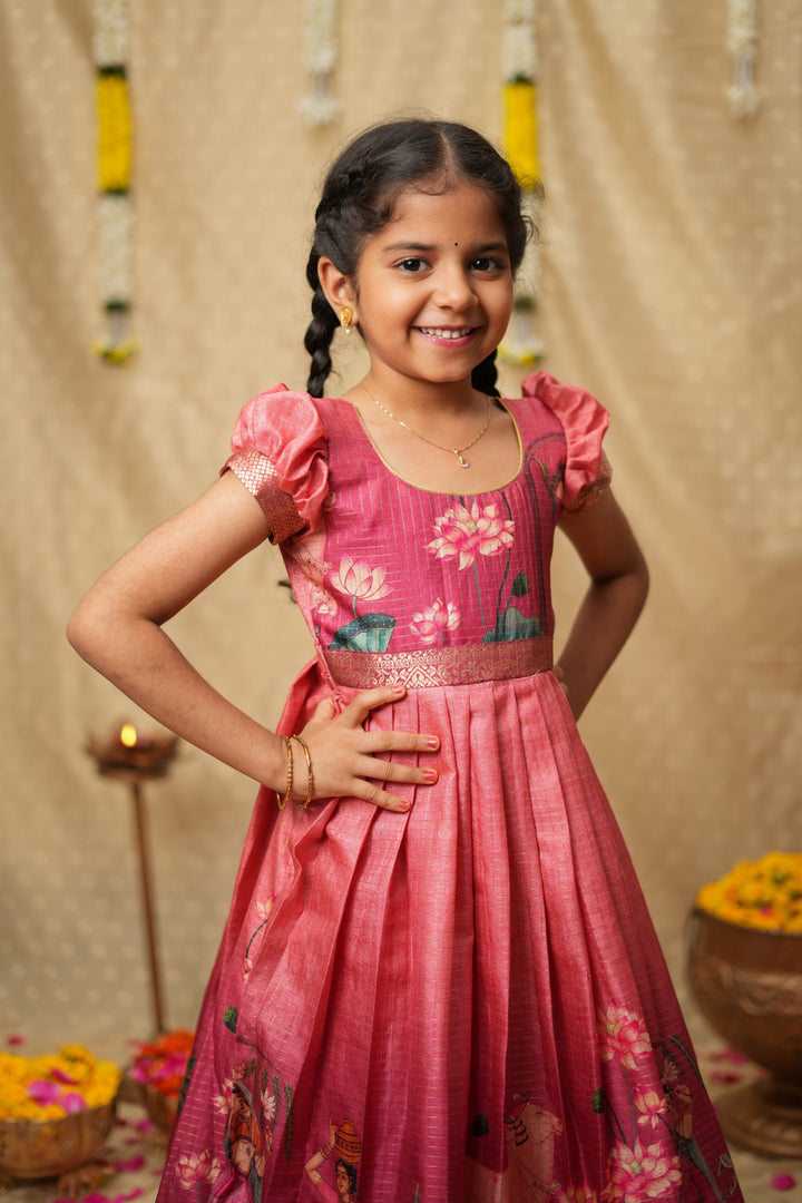 Nikazhya Pink Frock Mini| Made To Order