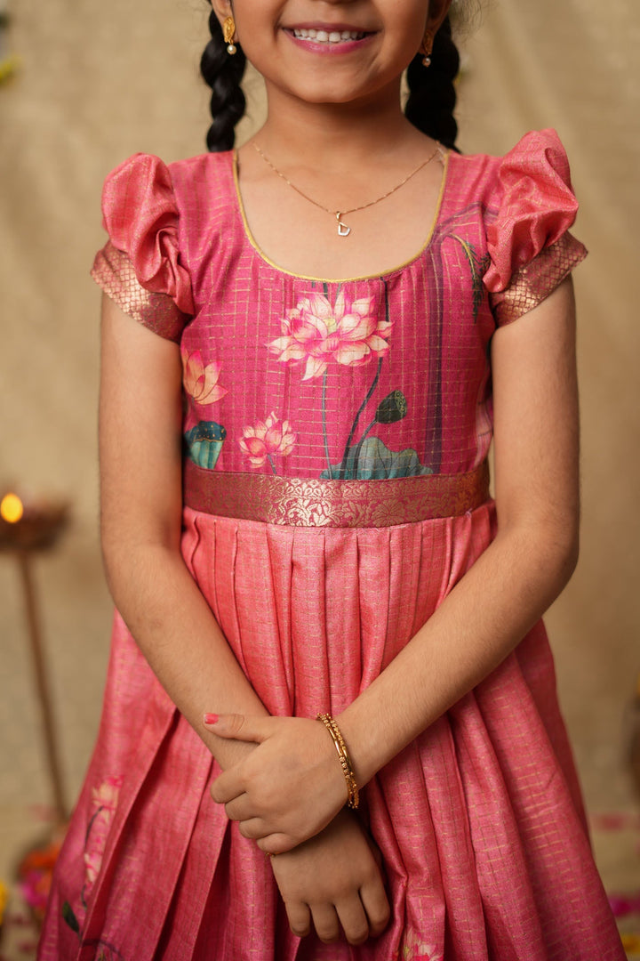 Nikazhya Pink Frock Mini | SHOBITAM