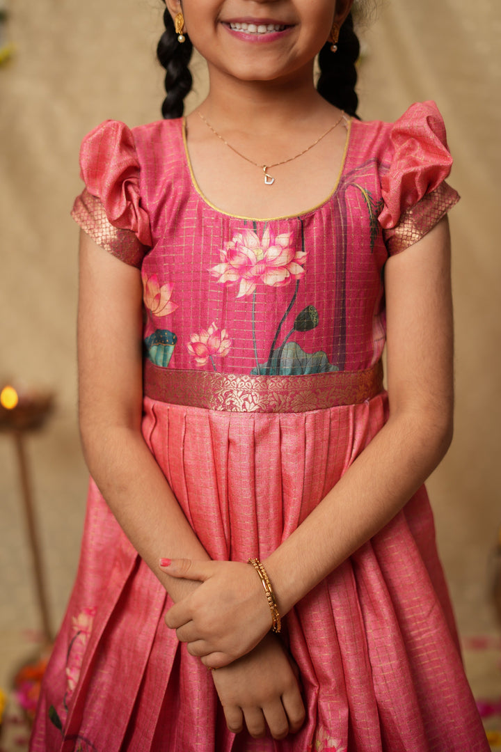 Nikazhya Pink Frock Mini| Made To Order