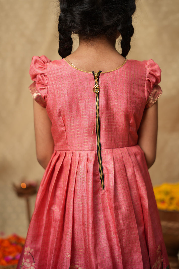 Nikazhya Pink Frock Mini| Made To Order