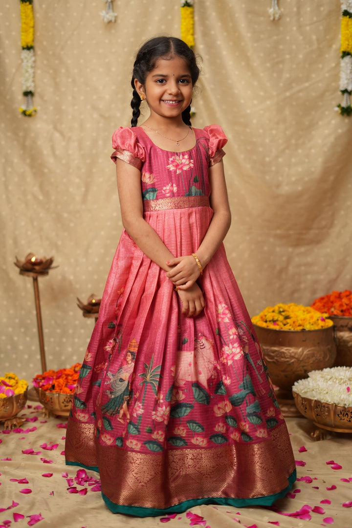 Nikazhya Pink Frock Mini | SHOBITAM