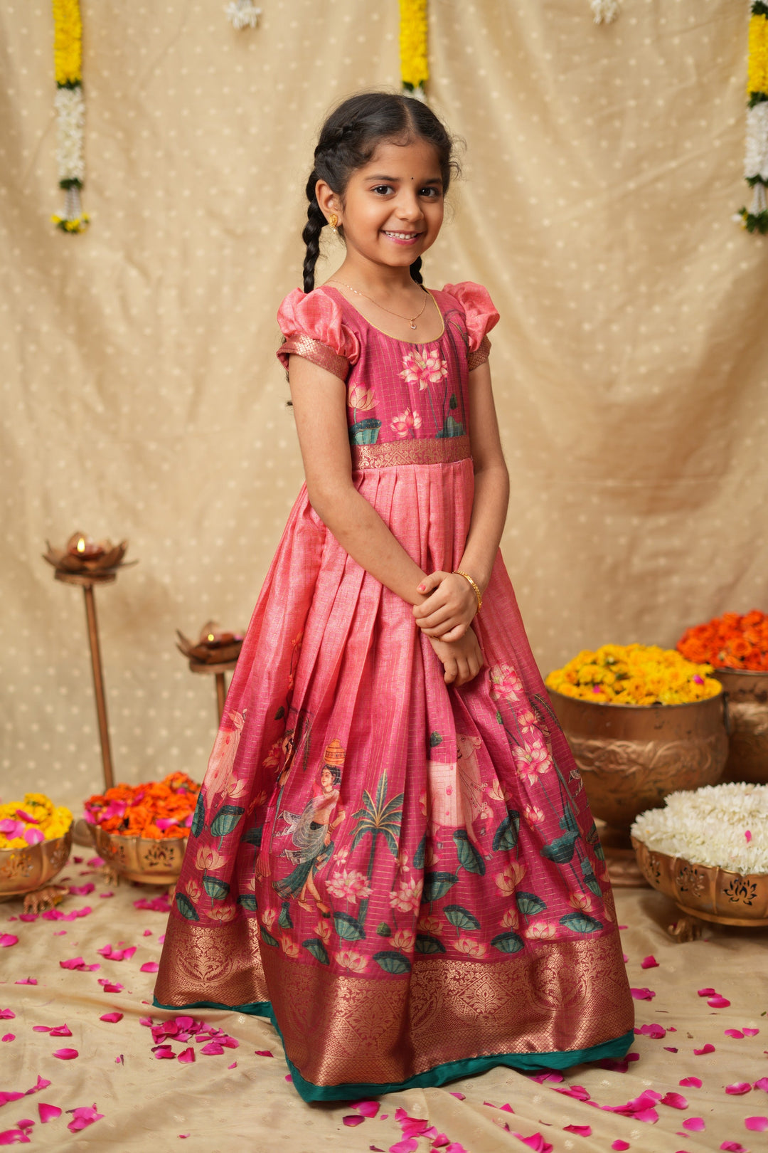 Nikazhya Pink Frock Mini| Made To Order