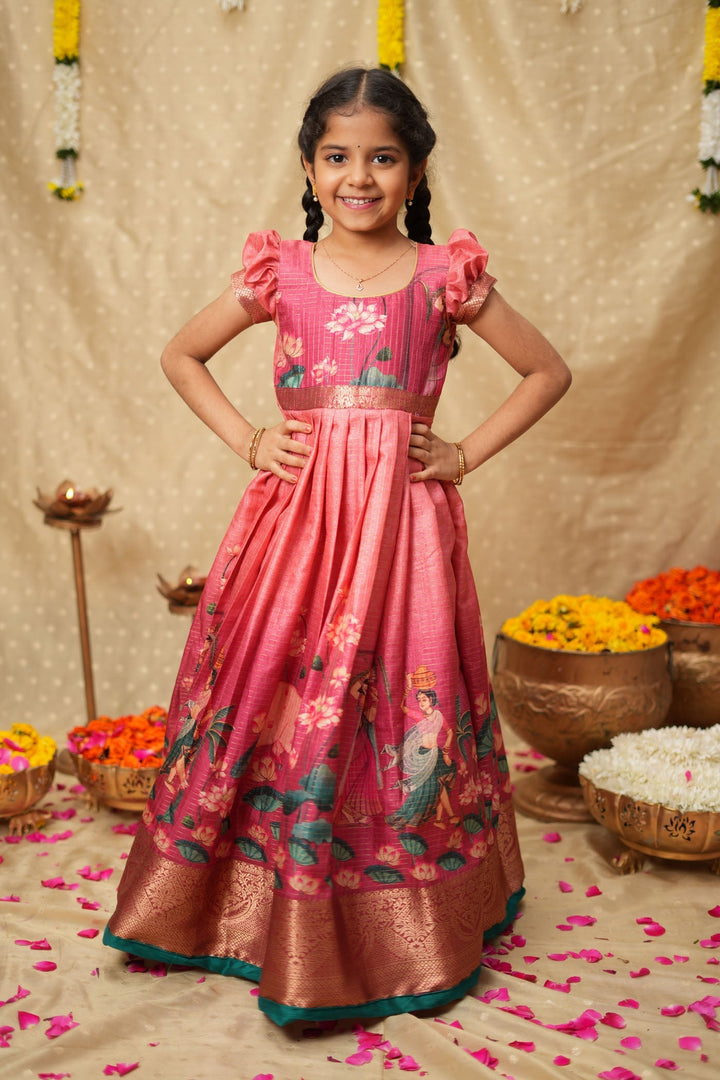 Nikazhya Pink Frock Mini | SHOBITAM