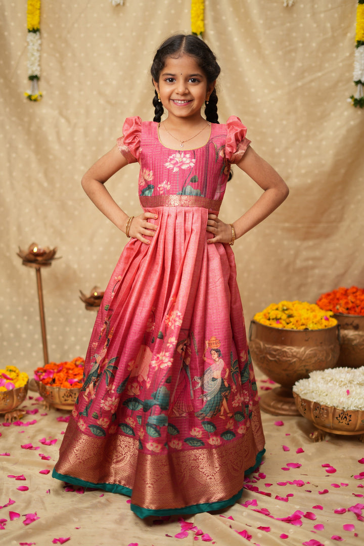 Nikazhya Pink Frock Mini| Made To Order