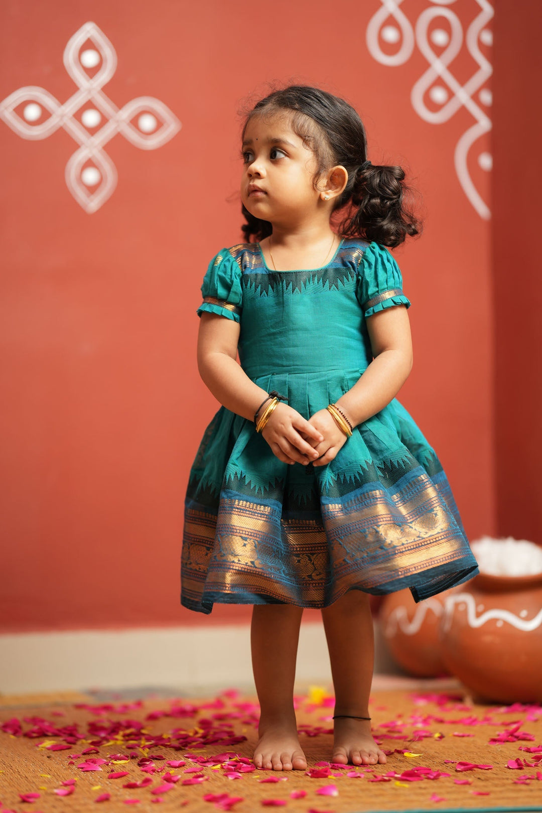 Madhuri blue frock mini | SHOBITAM