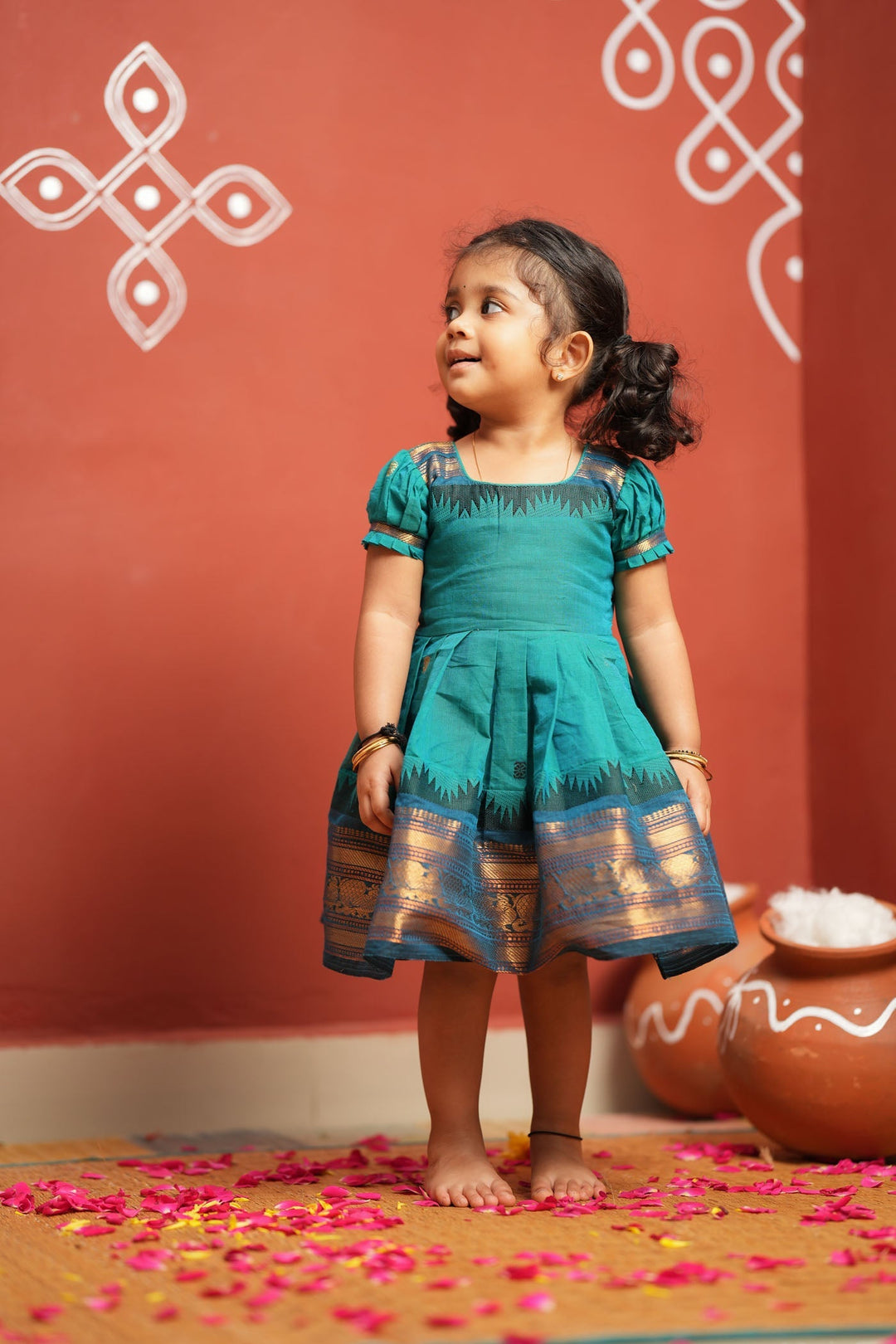 Madhuri blue frock mini | SHOBITAM