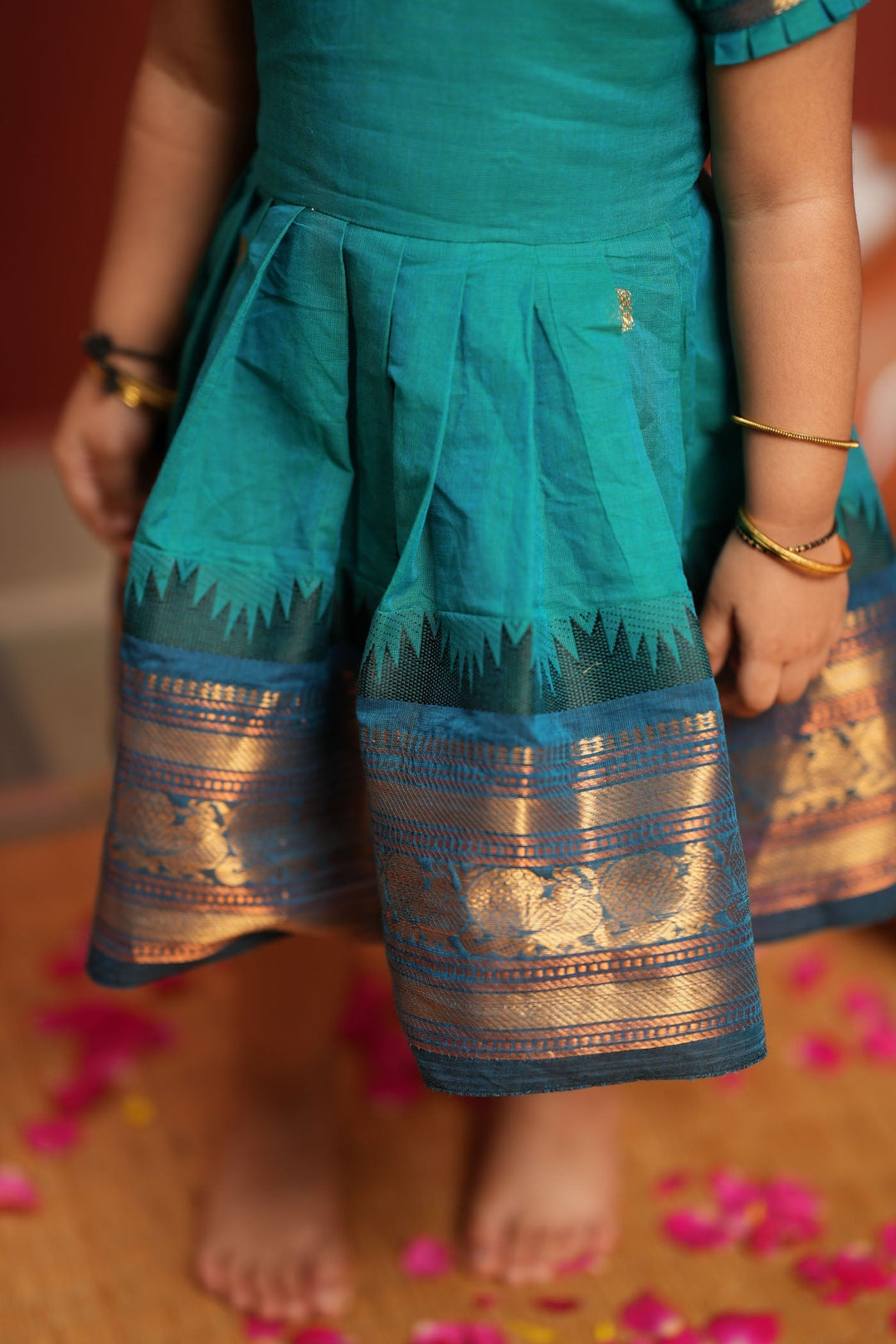 Madhuri blue frock mini | SHOBITAM