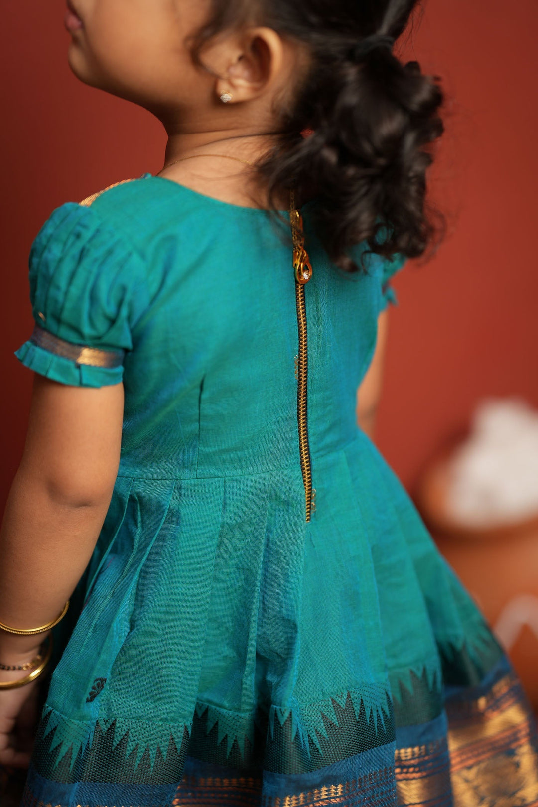 Madhuri blue frock mini | SHOBITAM