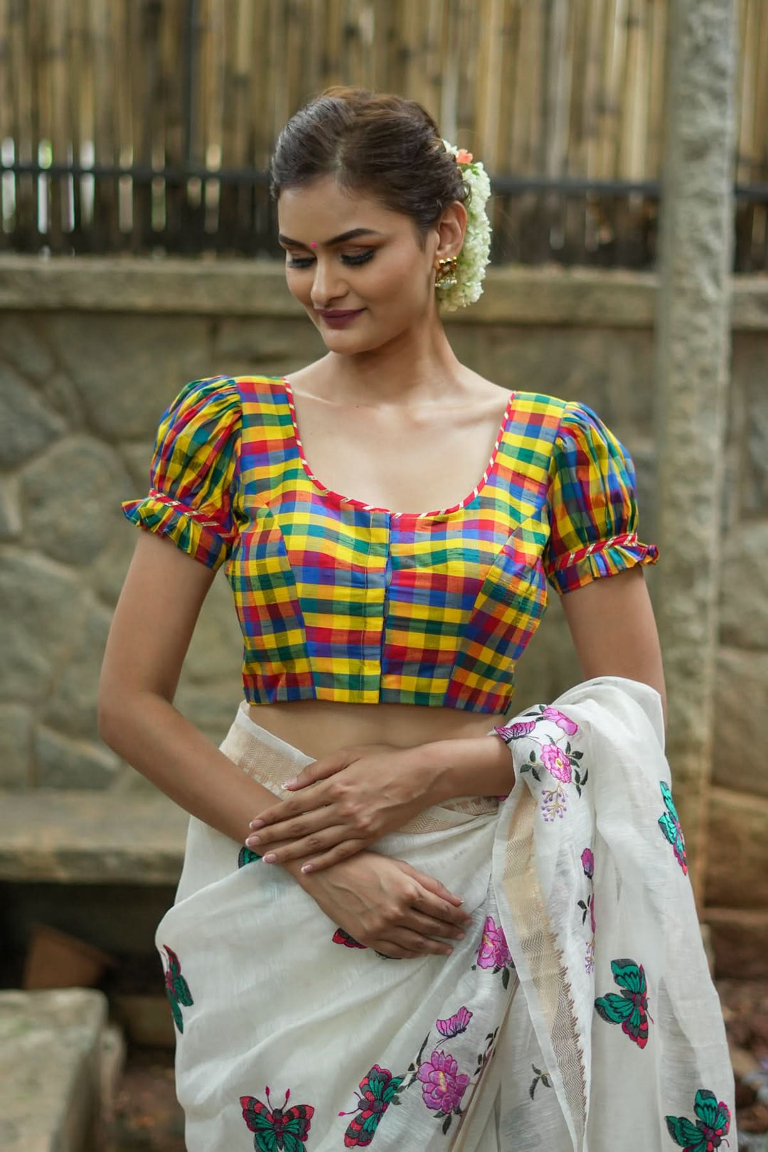 Multicolor small checked=