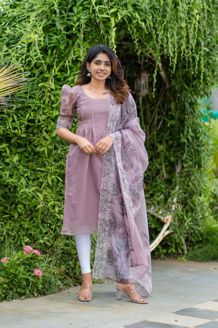 Krithi Mauve Brown | Made To Order