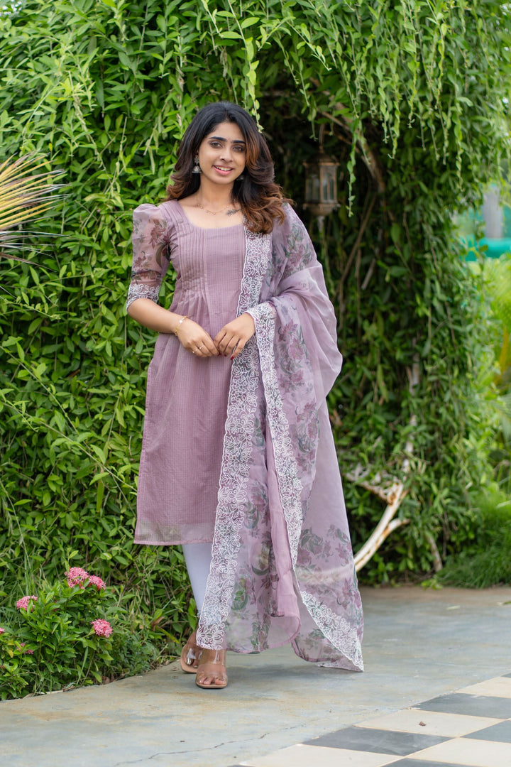 Krithi Mauve Brown | Made To Order