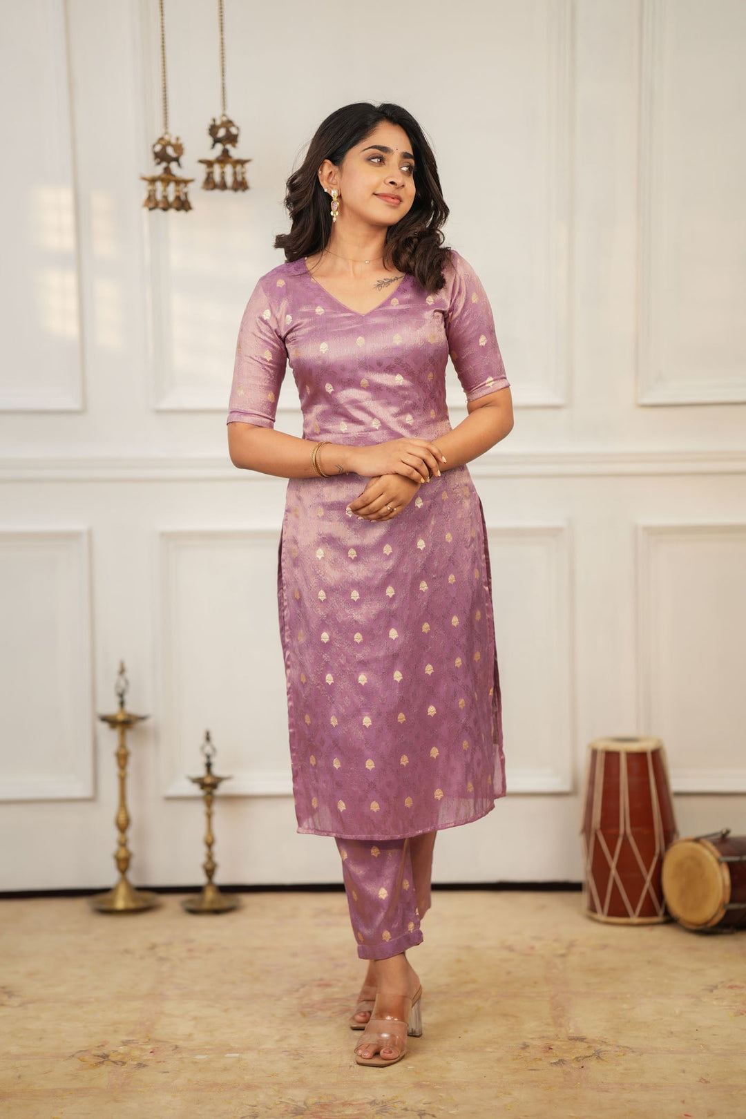 Ayra Lilac Co - Ord Set (Set of 2) | SHOBITAM
