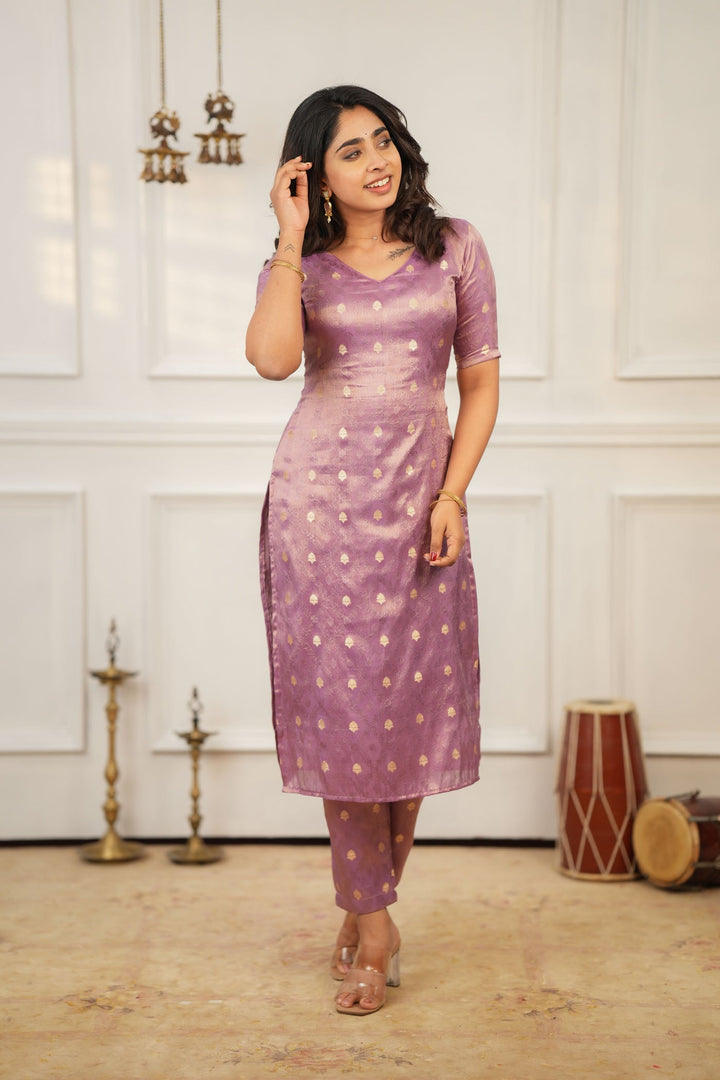 Ayra Lilac Co - Ord Set (Set of 2) | SHOBITAM