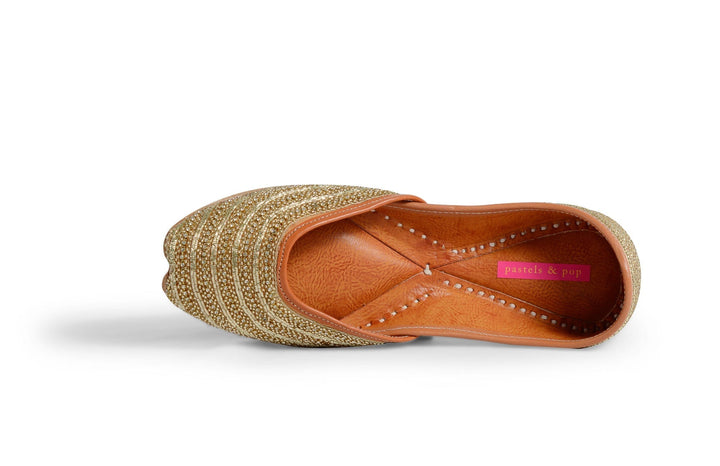 RADIANCE Crystal Rhinestone Ethnic Mojaris for Women