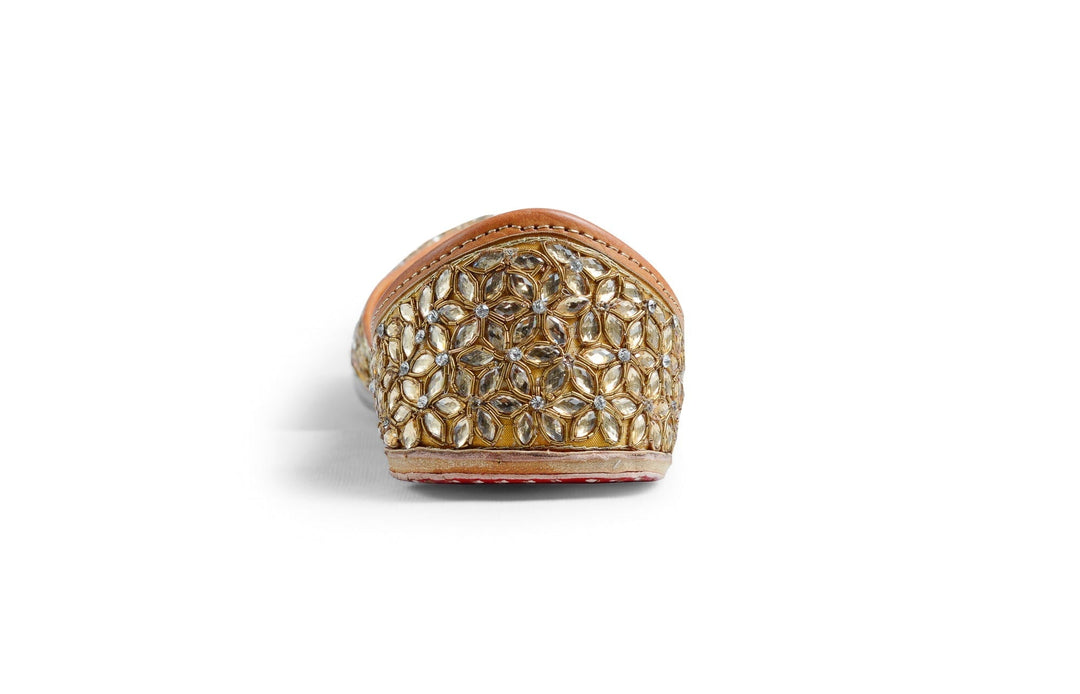 GOLDEN SYMPHONY Traditional Handcrafted Ethnic Mojaris for Women