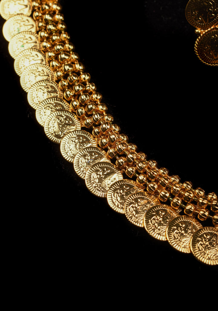 Lakshmi Coin necklace set | Shobitam Jewelry