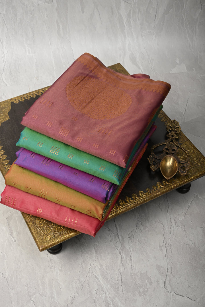 Discounted Bundle of 5 Semi Silk Assorted Sarees for Gift Giving