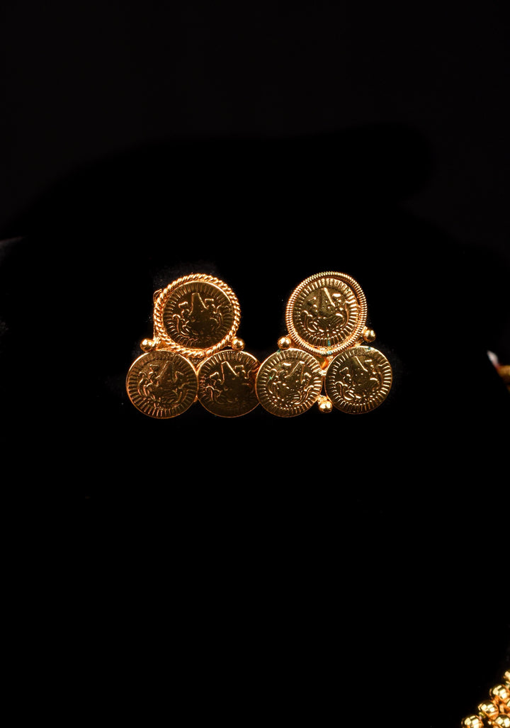 Lakshmi Coin necklace set | Shobitam Jewelry