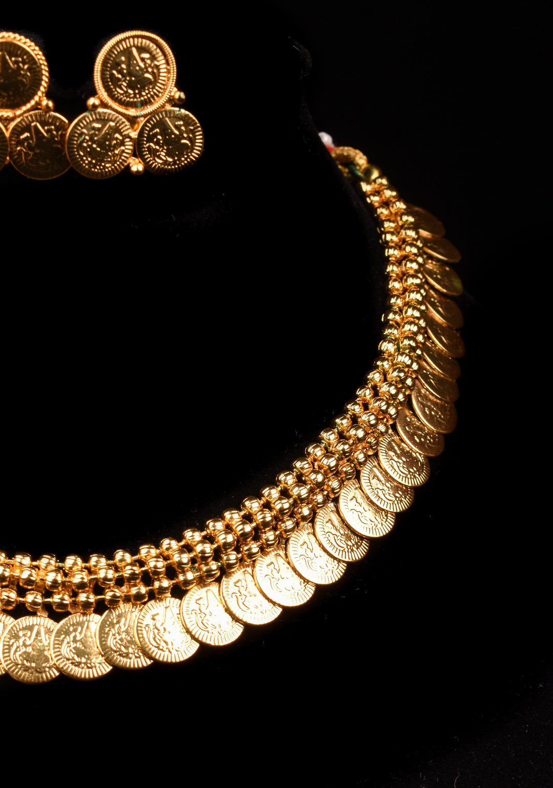 Lakshmi Coin necklace set | Shobitam Jewelry