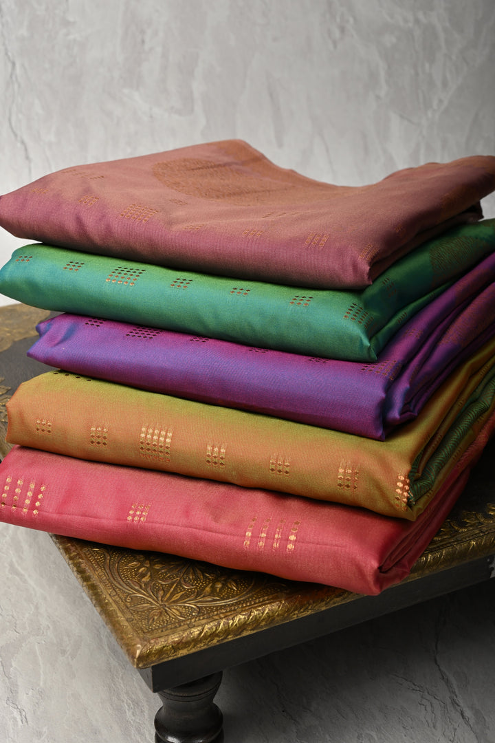 Discounted Bundle of 5 Semi Silk Assorted Sarees for Gift Giving