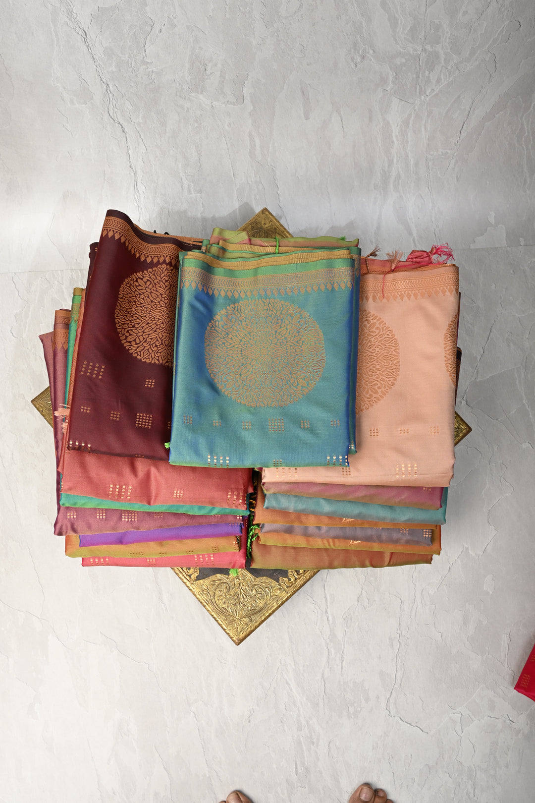 Discounted Bundle of 15 Semi Silk Assorted Sarees for Gift Giving