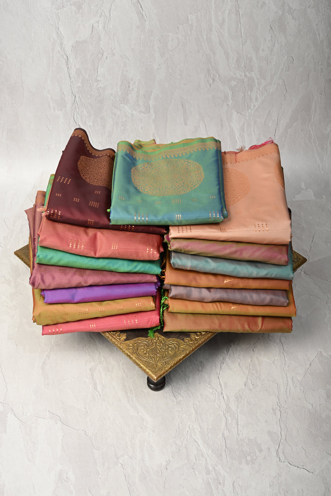 Discounted Bundle of 15 Semi Silk Assorted Sarees for Gift Giving