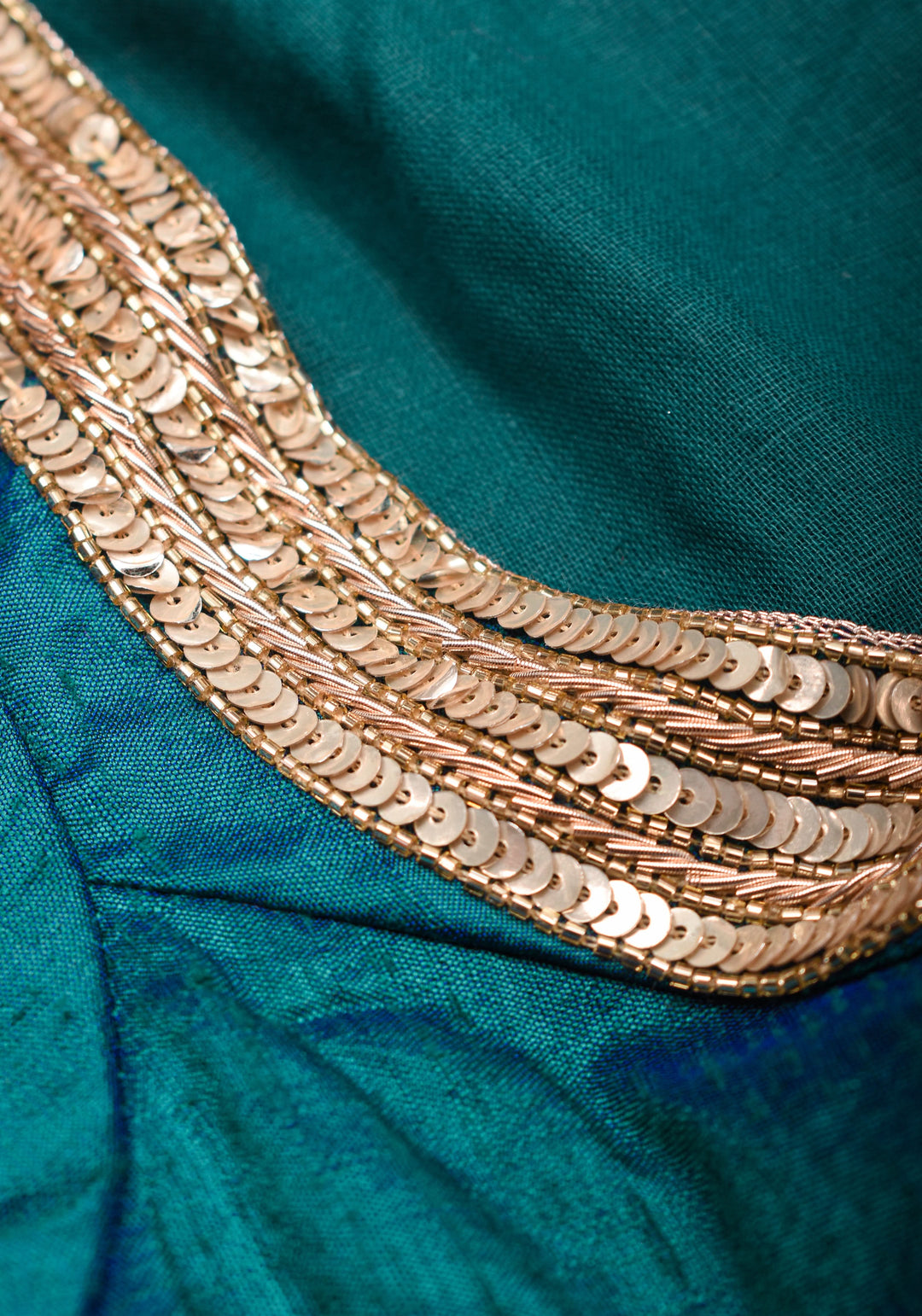 Exquisite 5" Hand Zardosi Peacock in Mandala Prominent Waist belt in Pure raw silk | Made to Order