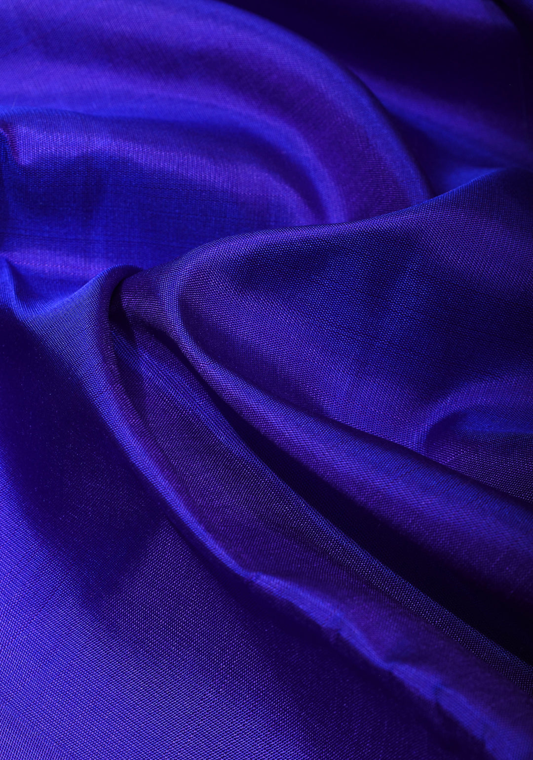 Royal Blue Kanjivaram Pure Silk Saree with golden Zari Temple border | SILK MARK CERTIFIED