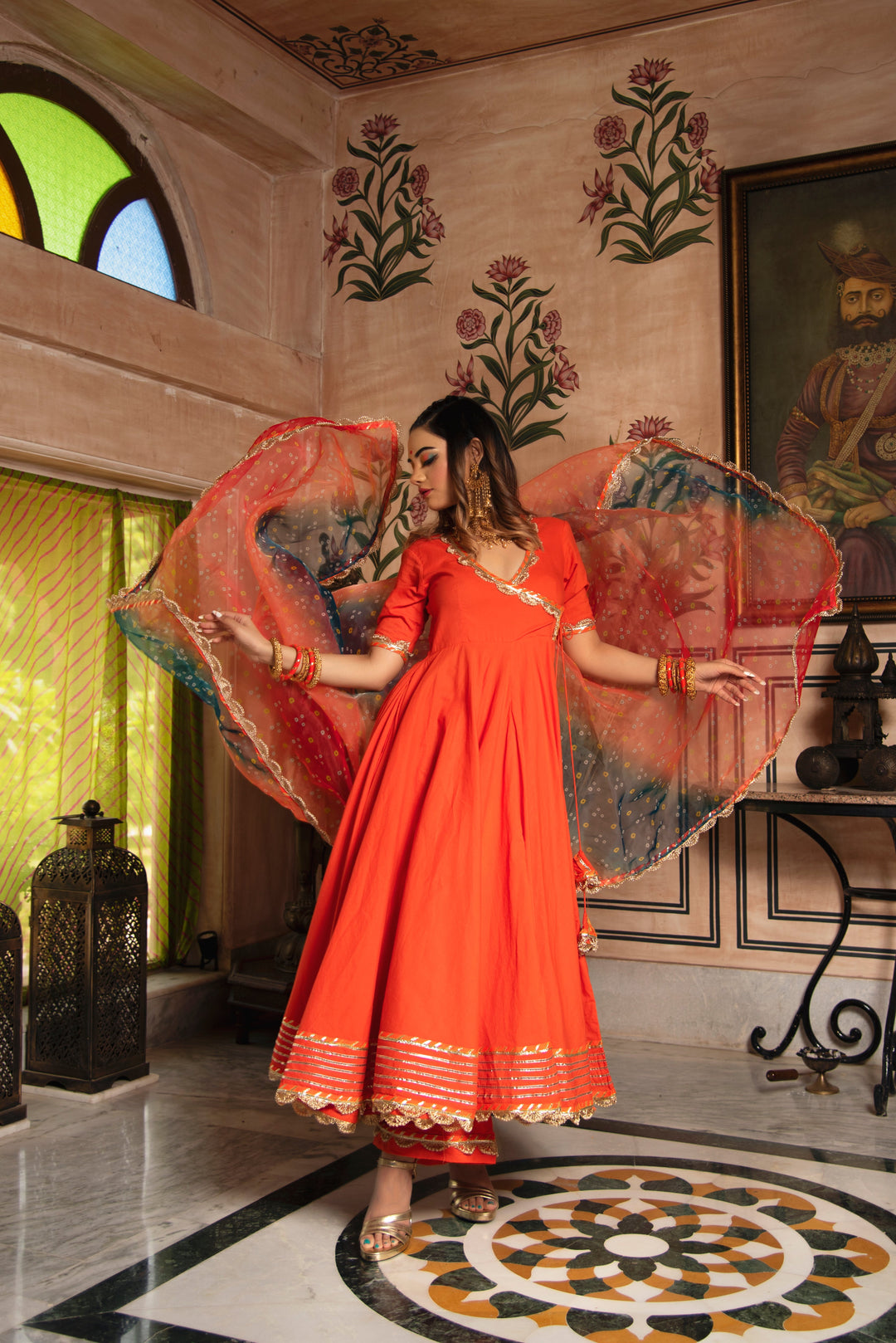 BHANDHANI ANGRAKHA SET | SHOBITAM