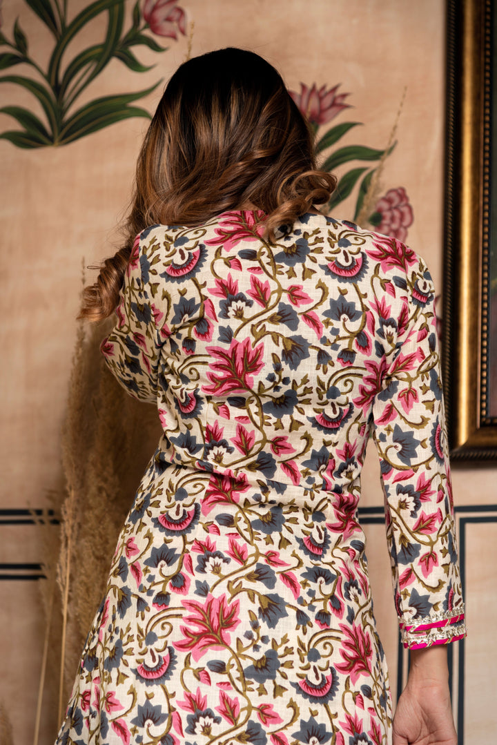GARDEN ROSE COTTON SUIT SET | SHOBITAM