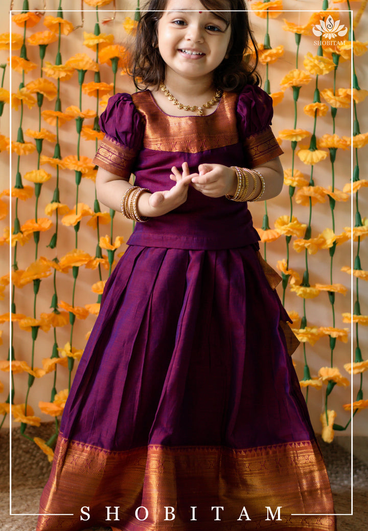 Thenmozhi Magenta Mini | Shobitam Custom Gowns and Readymades