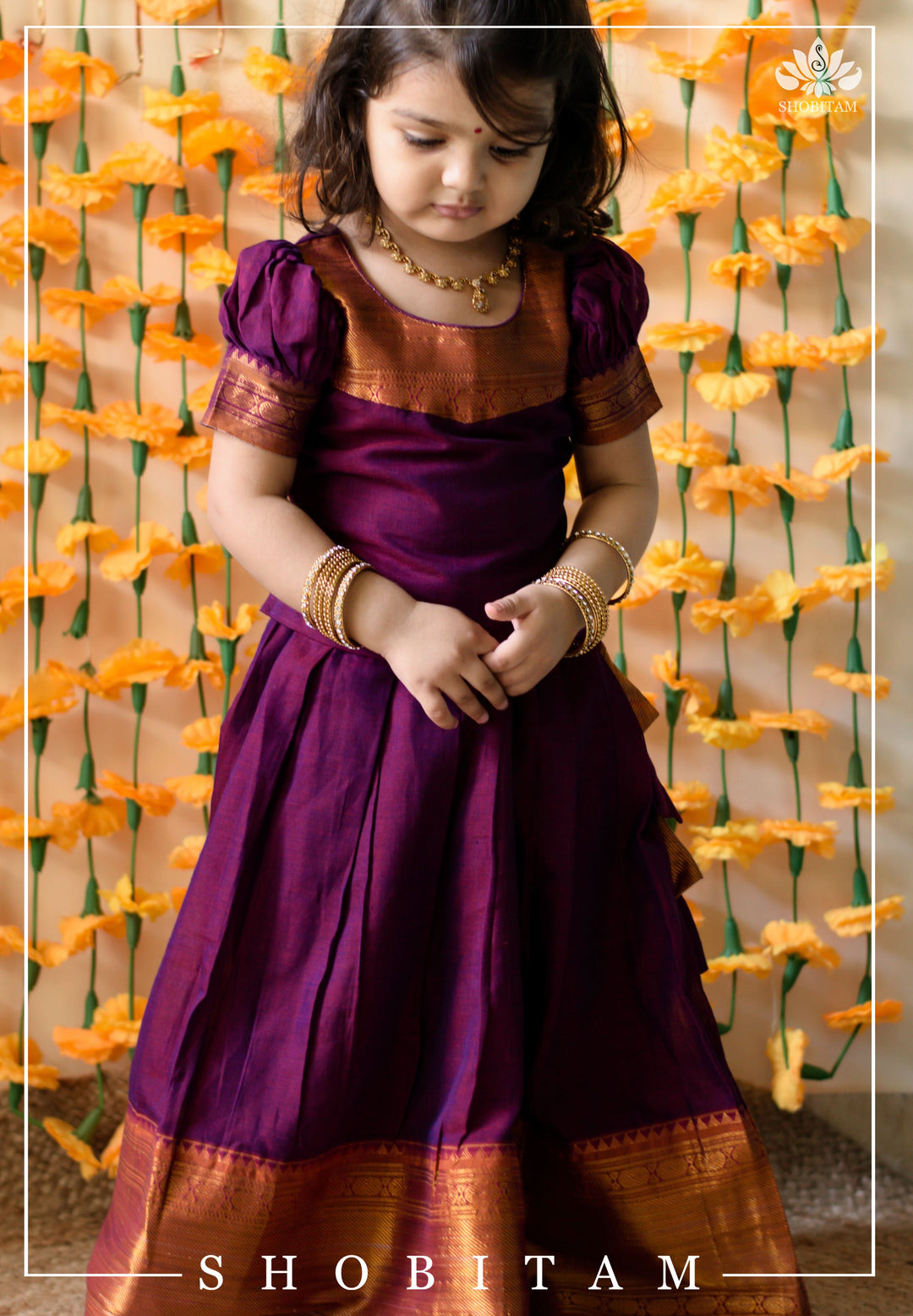 Thenmozhi Magenta Mini | Shobitam Custom Gowns and Readymades