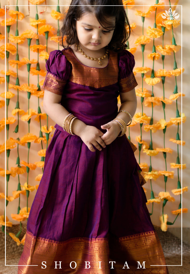 Thenmozhi Magenta Mini | Shobitam Custom Gowns and Readymades