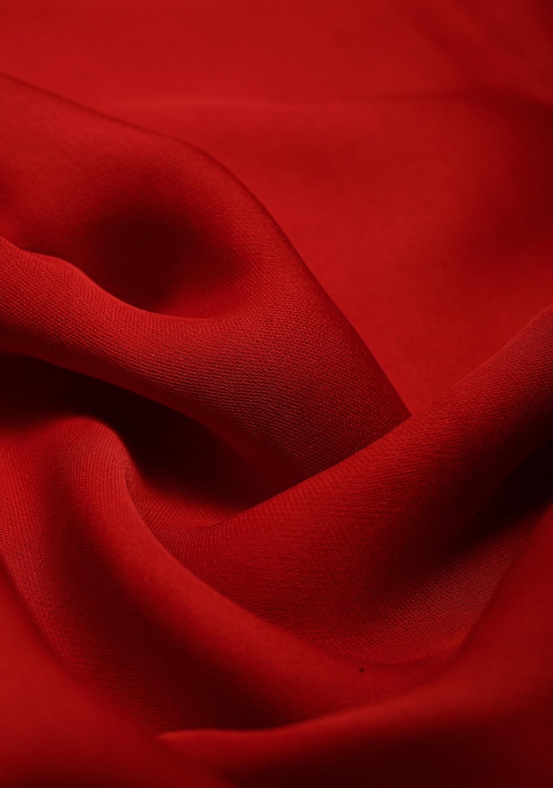 Blood Red Borderless Modal Silk Saree with Shikaargah Zari Pallu | SHOBITAM