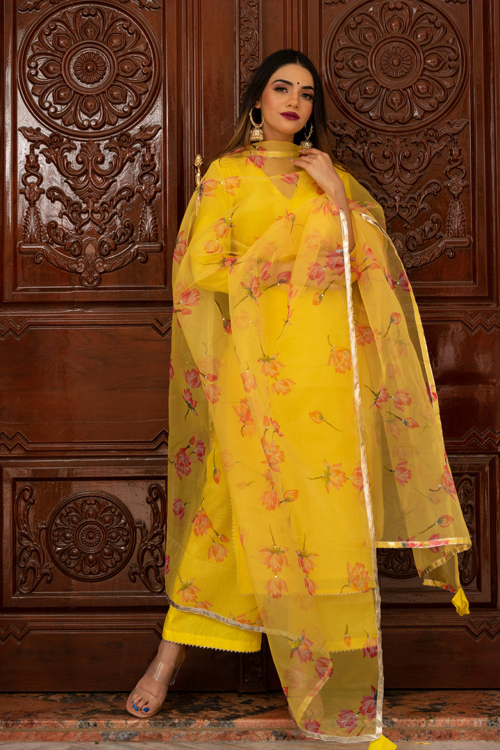BUTTERCUP YELLOW SUIT SET | SHOBITAM