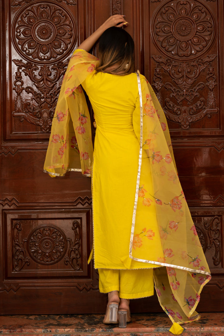 BUTTERCUP YELLOW SUIT SET | SHOBITAM