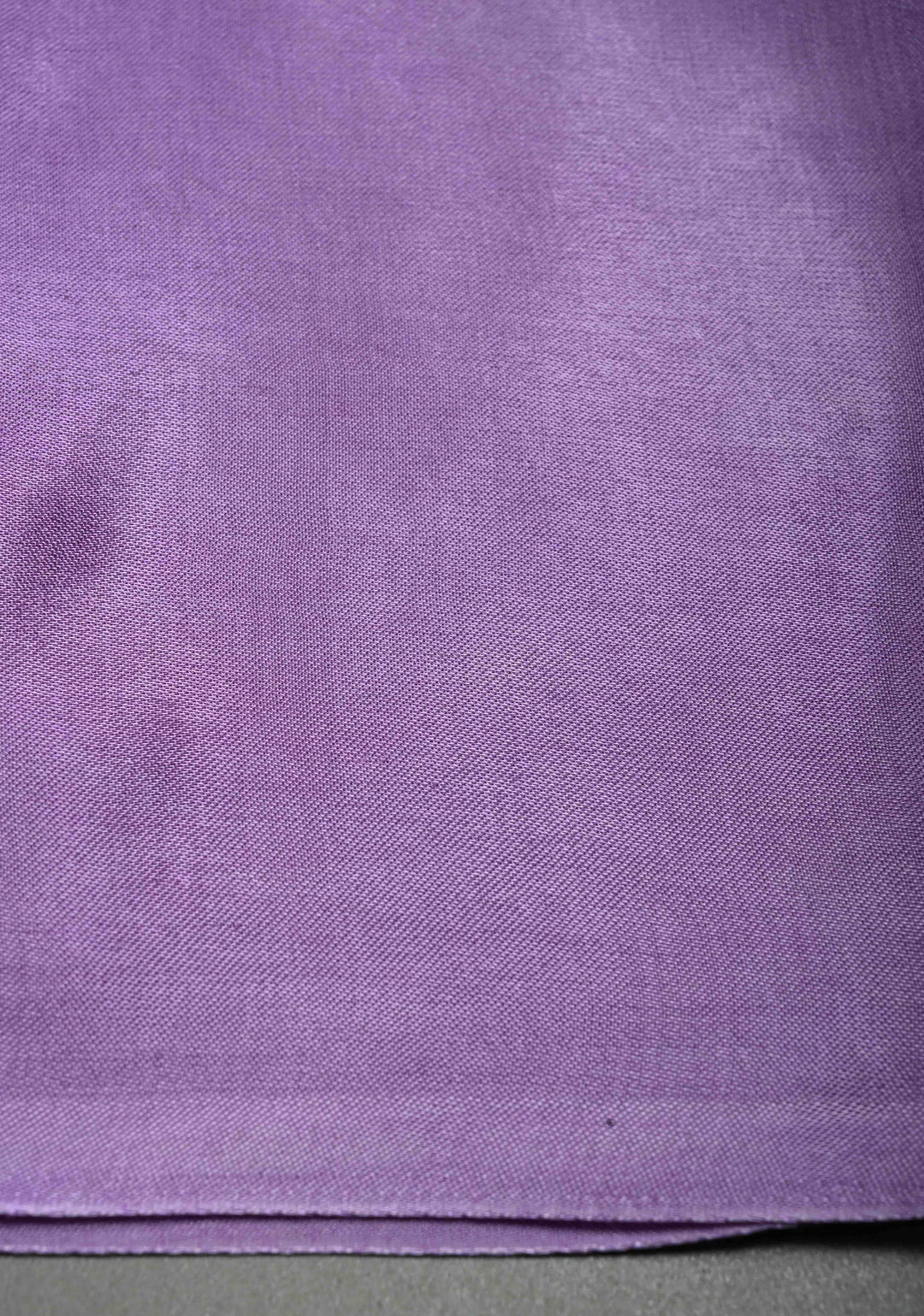Lavender Borderless Modal Silk Saree with Lagda Patta Crushed Pallu | SHOBITAM