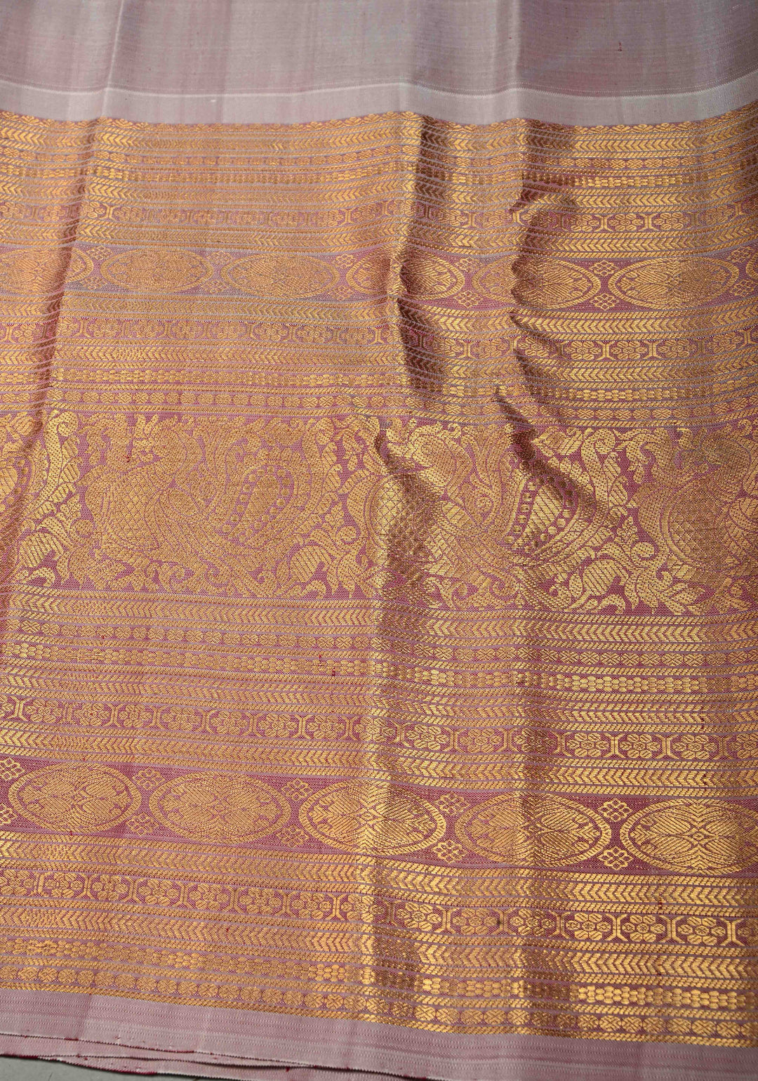 Deep Maroon Gadwal Silk Saree with Zari Buttas and Contrast Wide 16" Zari Border | SILK MARK CERTIFIED | SHOBITAM