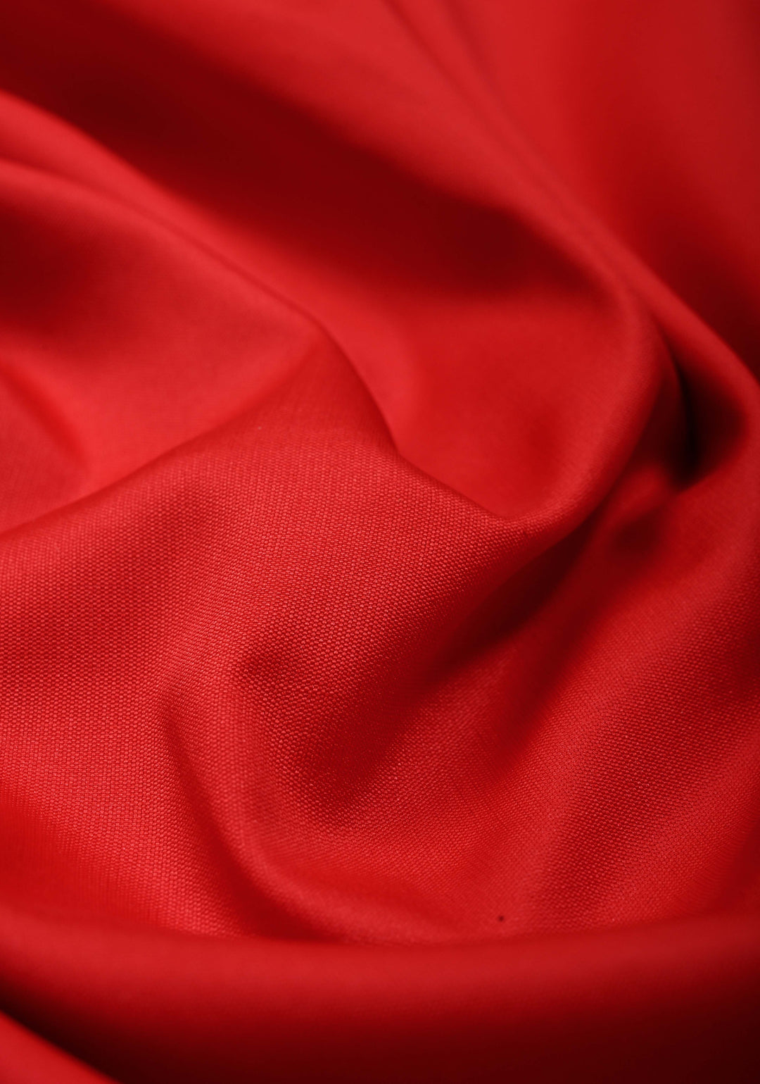 Red Semi Silk Saree with Meenakari Floral Minimal Zari Border | SHOBITAM