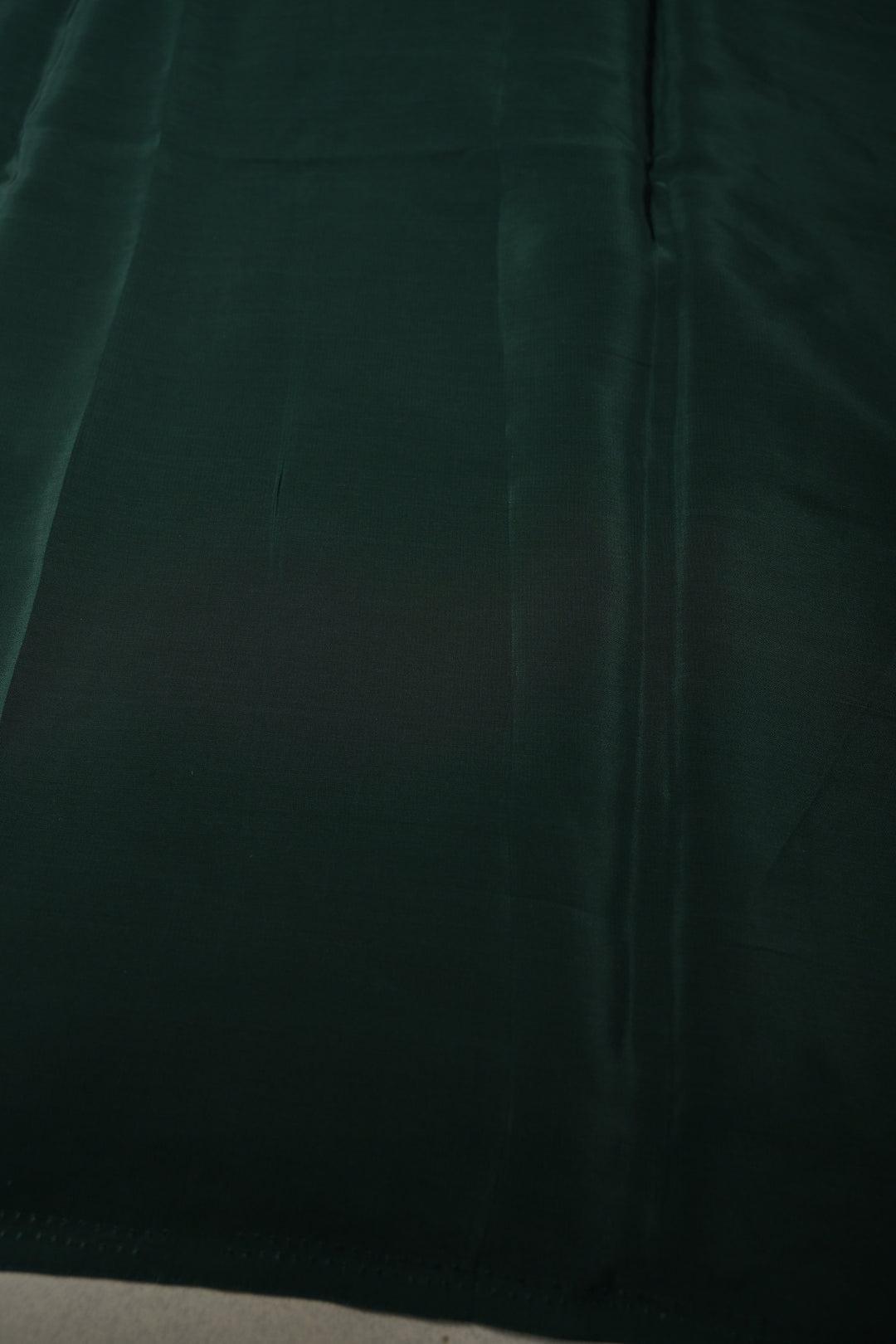 Deep Green Modal Silk Saree with Floral Hand Painted and Lace Border | SHOBITAM