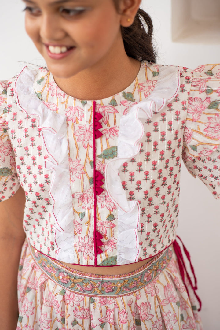 Lotus Dreamy Lehenga Set | SHOBITAM